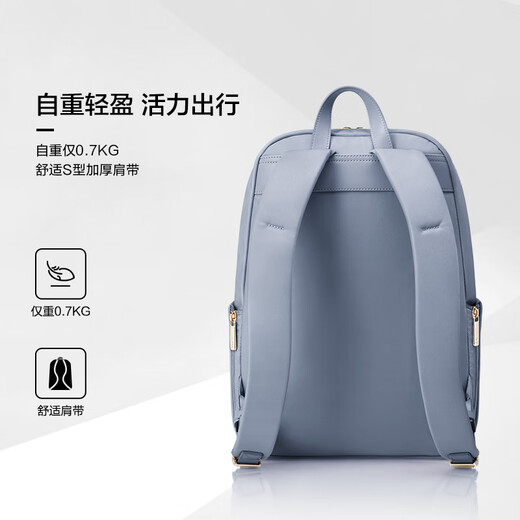 Samsonite Backpack Women's 14-inch Laptop Bag Travel Backpack School Bag Business Travel Upgraded New Year Gift