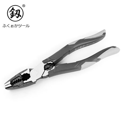 Fukuoka Tools multi-functional vise labor-saving wire pliers hard-edged wire stripping pliers crimping shearing tool 8 inches