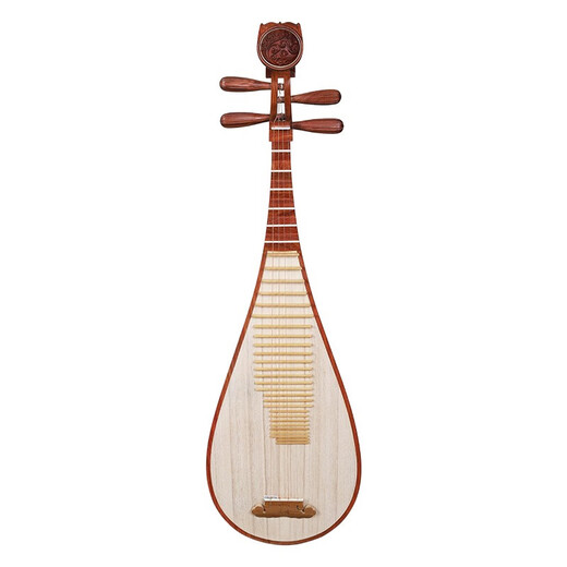 Lehai Pipa professional performance-level big fruit red sandalwood wood log polished pipa instrument 9119