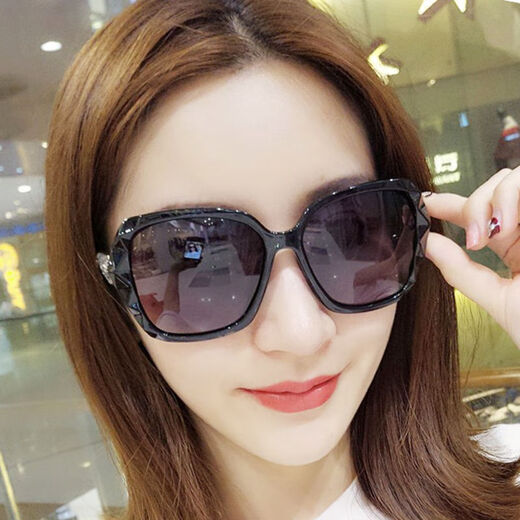 Mijilin 2022 new new style sunglasses for women high-definition anti-blue light sunglasses women's sunglasses driving sun protection round face long face internet celebrity blue upgraded model high-definition anti-blue light