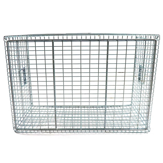 Bingyu Almacenamiento Cage de malla de metal Iron Marco de hierro Marco de limpieza de marco Voluntamiento Cesta de almacenamiento 690*470*370 con mango BYS-315