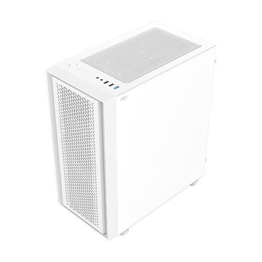 Patriot V18 computer desktop mainframe MATX chassis acrylic multi-mesh strong heat dissipation and beautiful appearance supports 240 water cooling V18 white (front mesh/MATX motherboard/graphics card 32CM)