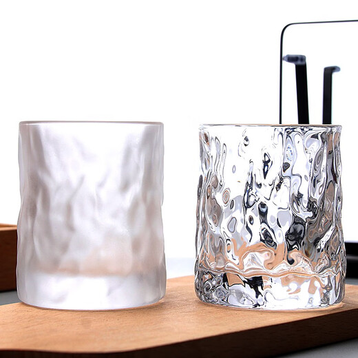 Ekaza Ting glass glacier whiskey beer wine glass XO liquor glass white wine glass water glass hotel household juice cup transparent style 1