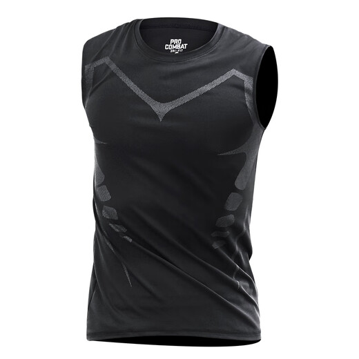 Alen Botun running vest men's quick-drying sports sleeveless T-shirt summer ice silk breathable basketball track and field training clothes fitness clothes sci-fi sleeveless vest [ice silk slim fit quick-drying] XL [145-160Jin [Jin equals 0.5 kg] ]