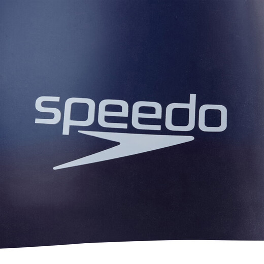 Speedo entry-level solid color multi-color selection fit and comfortable silicone swimming cap for boys and girls, sea blue