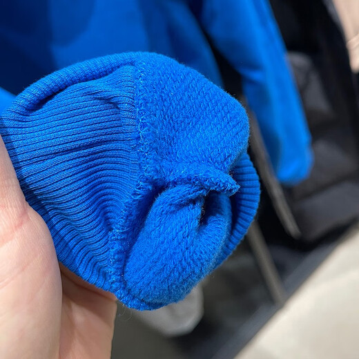 阿迪达斯 （adidas）卫衣男士春秋季三叶草运动服针织连帽休闲上衣套头衫 HK9866蓝色磨毛毛圈  L