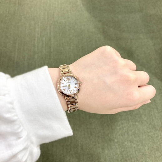 西铁城（CITIZEN）XC系列光能电波美丽气质女表 ES9435-51A