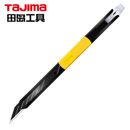 Tajima Small 9mm Width 30 Sharp Angle Utility Knife Push and Twist Automatic Locking 1101-0751