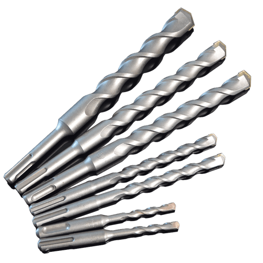 Lichang non-standard impact drill bit square handle round handle 6mm for concrete brick wall penetration electric hammer drill bit 12.5*160 round handle (10 pieces)