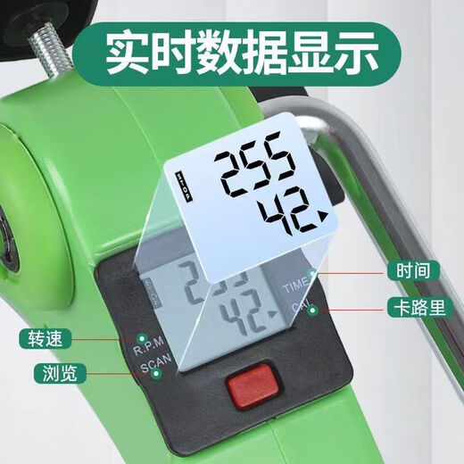 CLCEY elderly indoor sports equipment ankle knee leg muscle atrophy rehabilitation device folding step folding installation-free / blue + anti-slip mat / double anti-