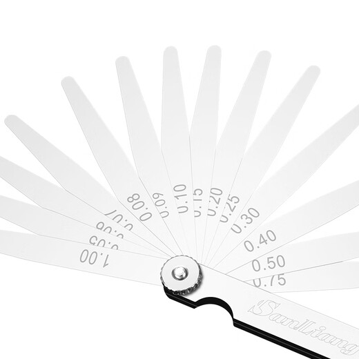 Three-quantity high-precision 0.02 feeler gauge gap gauge single-piece thickness gauge set feeler gauge 17-piece set (0.02-1.0mm) feeler gauge *150mm