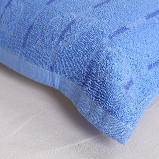 Liuyi school dormitory special pillow cover pure cotton 100 blue terry men's pair of student single pillow cover blue rose pure cotton terry pillow cover pillow cover (one pack) Liuyi school dormitory special pillow cover pure cotton 100 blue terry men's pair of student single pillow cover blue rose pure cotton terry pillow cover pillow cover (one pack)