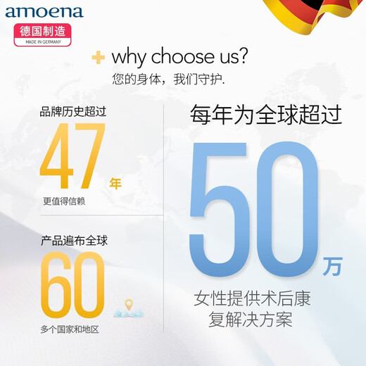 AMOENAAmoena German imported Amoena post-mastectomy breast pads, fake breasts, cotton prosthetic breasts, No. 214 3/4