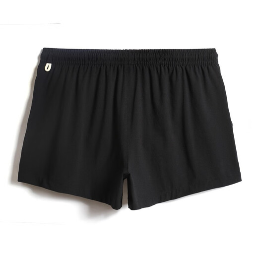 GAILANG Summer Triangle Lined Beach Pants Men's Quick-drying Three-Point Sports Shorts Anti-Embarrassing Swimming Pants Running Pants Light Khaki L