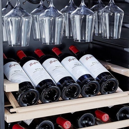 Vinocave wine cabinet home living room constant temperature wine cabinet compressor ice bar refrigerated storage cabinet multi-function display cabinet insulation household non-embedded JC-90AS- 90 bottles