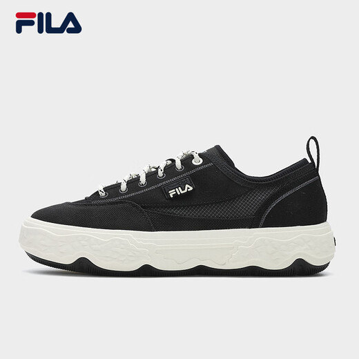 斐乐（FILA）官方男鞋ROCK岩石鞋帆布鞋新款时尚休闲鞋 黑-BK 41