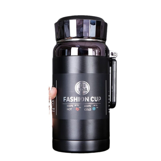
Zhenshui Kaipeng male and female students 316 vacuum stainless steel thermos portable large capacity outdoor sports water cup 600ml 7170 white 701ml-900ml