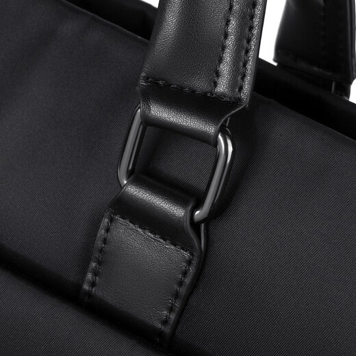 Fadelu Waterproof Waterproof Handbag Men's Briefcase Business Shoulder Messenger Bag Men's 14-inch Casual Computer Cloth Bag Black