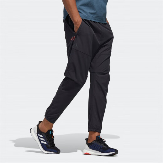 阿迪达斯 （adidas）男裤新款时尚运动裤跑步休闲舒适梭织长裤EI9761海外直邮 H13794 M
