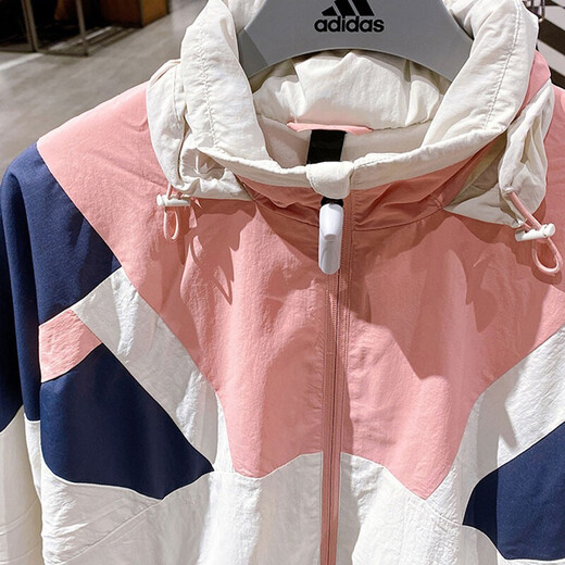 Adidas Herrenjacke 2025 Frühlings- und Herbst Sportbekleidung mit Kapuze -Plüsch -Jacke warm Casual Top He9893 Inner Plüsch m