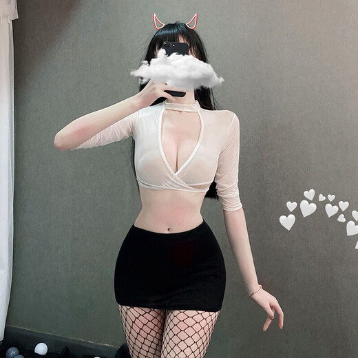 
Wen Shi Ou Guiruo sexy pajamas couple stimulating uniform pure lustful sex on bed temptation attack speed battle robe underwear 7029 role-playing jk maid dress bunny girl bag secretary pajamas sexy convenient sex girl