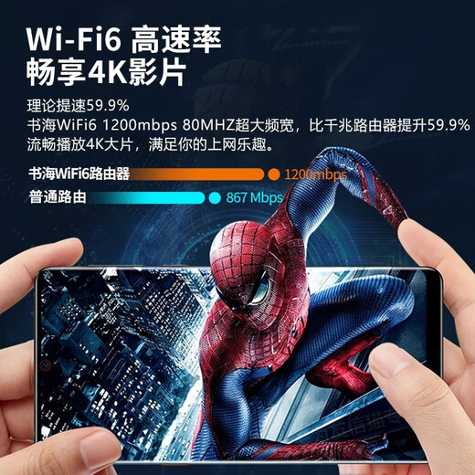 With U portable wifi wireless network card mobile wireless broadband 4g5g router card-free office rental dormitory construction site mountainous area free broadband plug-in and ready to use nationwide universal WiFi6 six-core basic version True Three Netcom + monthly free traffic