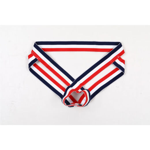 Herrenunterwäsche pervertierte Männer mit niedriger Taille sexy Doppel -Tanga -Persönlichkeit Leidenschaft leerer Ring Sexy Brief Trend t Regenbogen Farbe m