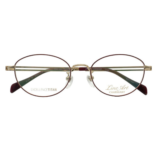 Gafas Charmant Marco de marco completo de mujeres Titanio Japonesa Miopía Marco XL1656 Re+ Lente Doméstica 1.59 Lente