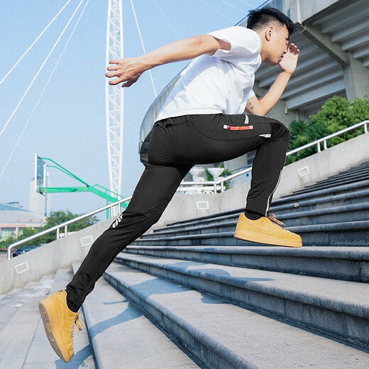 ROCKBROS cycling pants sports trousers casual spring and summer men and women quick-drying bicycles and cycling suits running equipment clear sky 2XL