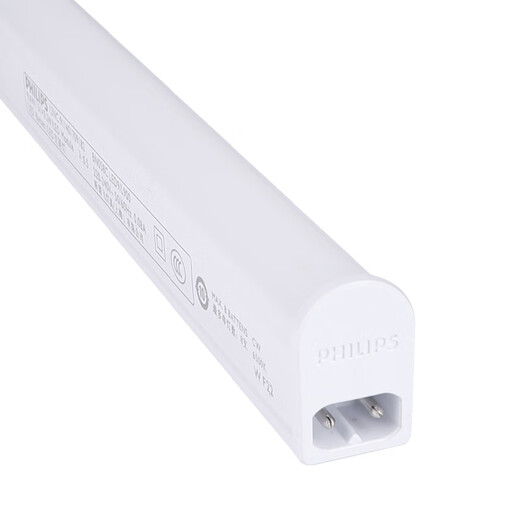 Philips (PHILIPS) Minghao series T5 LED integrated bracket light fluorescent energy-saving lamp complete set 0.9 meters 9.6W white light 6500K does not include connecting wires and power cords