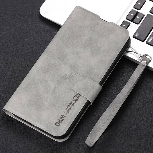 Ruisipai vivoiqooneo11/10pro + mobile phone case film iqooneo9spro + flip-top leather case V2301/2A double-sided all-inclusive anti-fall summer elderly light luxury anti-fingerprint retro gray sheepskin flip-top leather case + insertable card iQOO Neo10/Neo10Pro