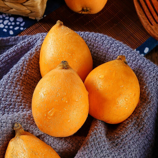 Jingxiansheng Sichuan loquat five-star loquat net weight 2Jin Jin is equal to 0.5kg single fruit 20-30g fresh fruit
