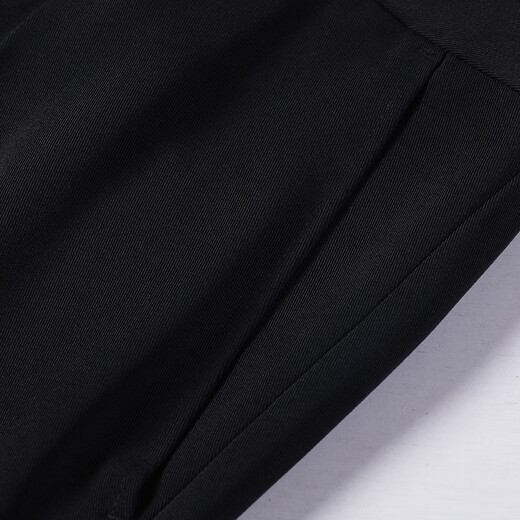 Liangxin Eslite Hosen Herbst- und Winterdickstil der Männer, kein bügeln, anti-fiel-hängenden lässigen Anzugshose mittleren Alters und ältere Menschen mit hoher Taille locker gerader Hosen 687 dunkelgrau ohne zu falten, ohne zu falten.