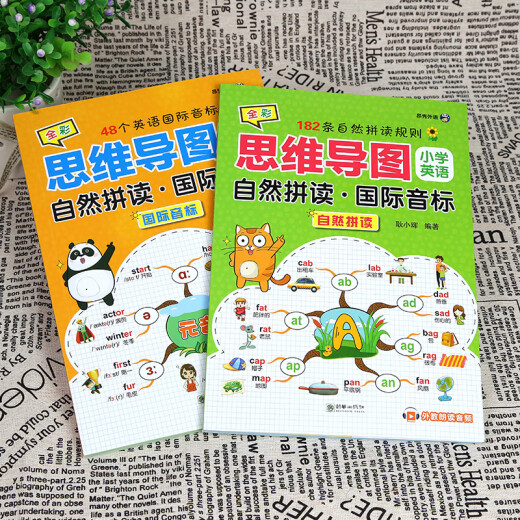 分拆速记英语分拆速记小学1300单词 小学生拼读法英语必背单词大头同学像拼拼音一样 音标自然拼读记单词一本通人教版拆分手册 分拆速记英语1300单词+2册英语思维导图自然拼读 小学通用