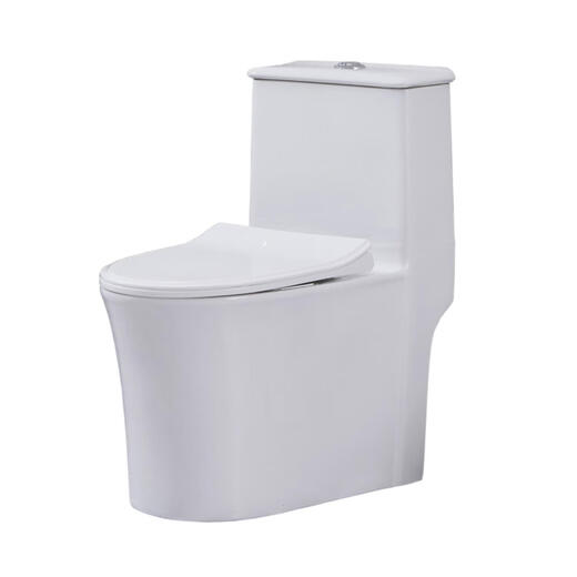 特殊坑距节水静音陶瓷坐便器连体式抽水马桶家用小户型虹吸式座便 8668小户型微晶釉面 380mm