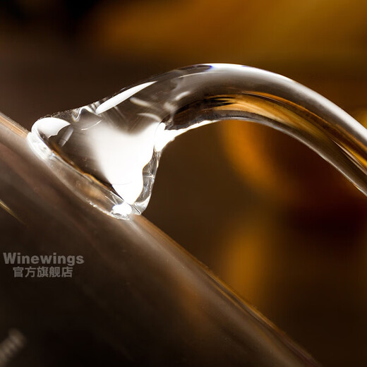 Winewings crystal glass white wine divider with scale red wine decanter divider jug household wine divider glass white wine wine set 500ml wine divider