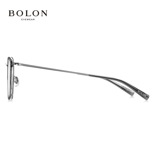 
BOLON Tyrannosaurus Glasses Wang Hedi's 25-year new product myopia glasses frame titanium frame optical lens can be matched with BA6010 B16 silver-transparent grey frame single frame