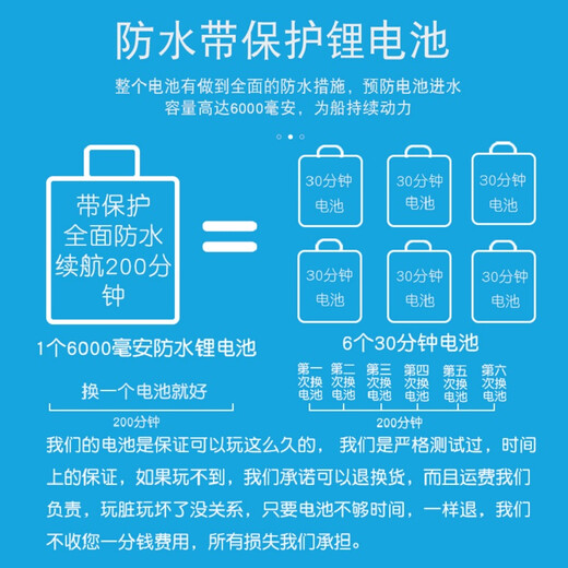 Qiwang Electric Remote Control Boat Speedboat Toy Submarine Remote Control Boat Model Aircraft Carrier High Power Pull Net Water Children 25cm Upgraded Model with a Battery Life of 100 Minutes Default