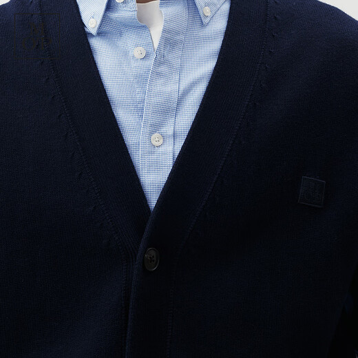 Marc O'Polo / Mop Spring Nouveau coton Mélange en V V Veste en tricot pour hommes en V V Veste tricotée élégante et à la mode