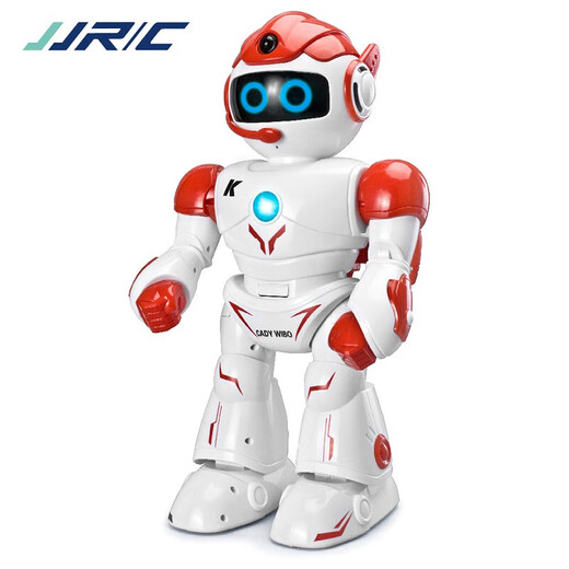 JJRIC六一儿童节礼物智能机器人大号机械人玩具男孩1-3岁生日礼物4-6岁 柯迪威搏-K19【红色】遥控款 好玩有趣早教儿童机器人玩具
