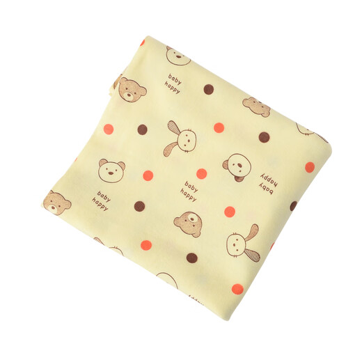 
CLCEY baby diapers pure cotton cloth washable newborn diapers baby diapers cotton piss ring double-layer pure cotton fabric yellow yellow bear 3 meters long double-layer tube 1 strip XL