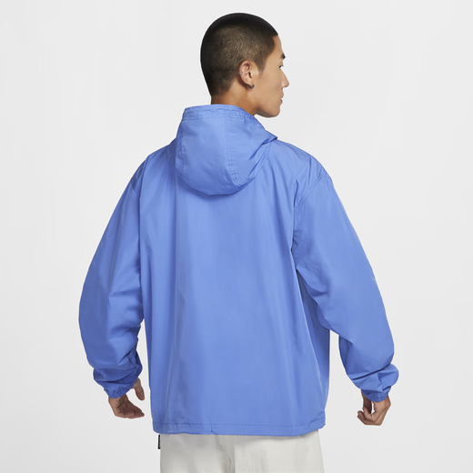 耐克（NIKE）男子上衣宽松梭织运动叠搭刺绣FUTURA轻便FN3893 010黑/白 S