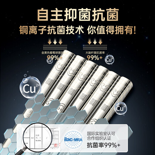 双枪316L不锈钢筷子 家用高档抗菌防霉 家庭专人专用轻奢高级感防滑 316L年年有余-5双（简装款）