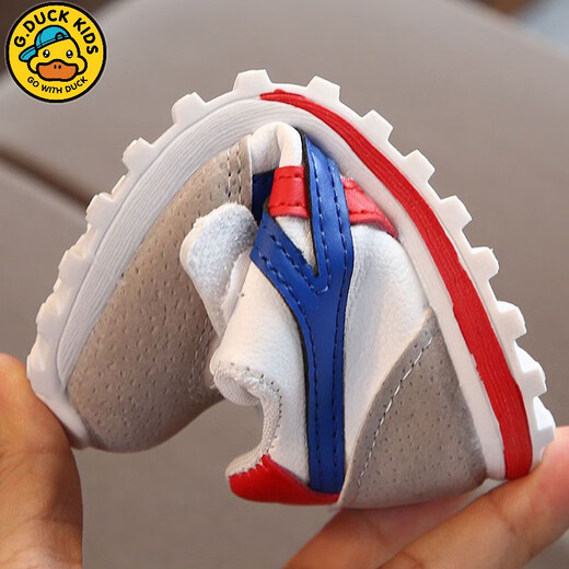 G.DUCKKIDS little yellow duck 1-2-3-4-5 years old spring and autumn baby toddler shoes children's non-slip shoes boys and girls soft-soled sports shoes summer single shoes green (too small, take 2 sizes larger) 23 yards inner length 14.5cm