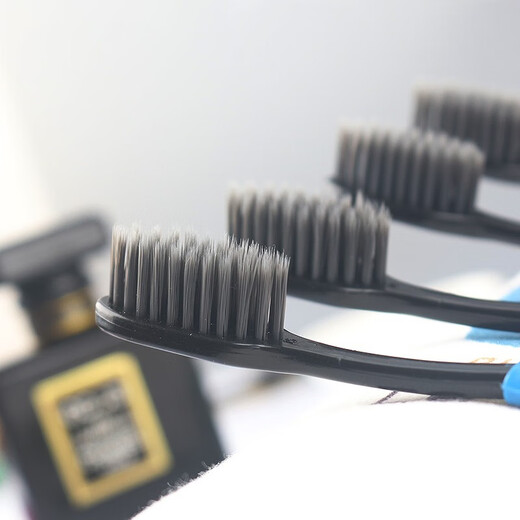 伊甸园30支成人家用竹炭牙刷细软毛独立包装家庭装组合装批发 软毛 30支 三笑美洁螺旋719