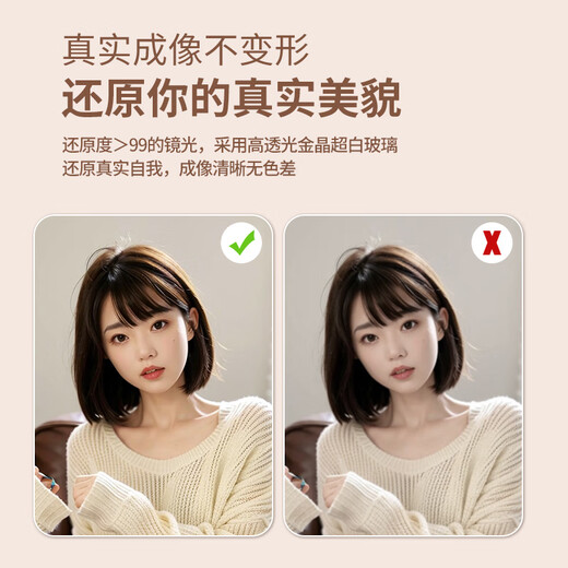 驰百伦穿衣镜家用全身镜卧室可旋转落地镜子多功能置物一体试衣镜