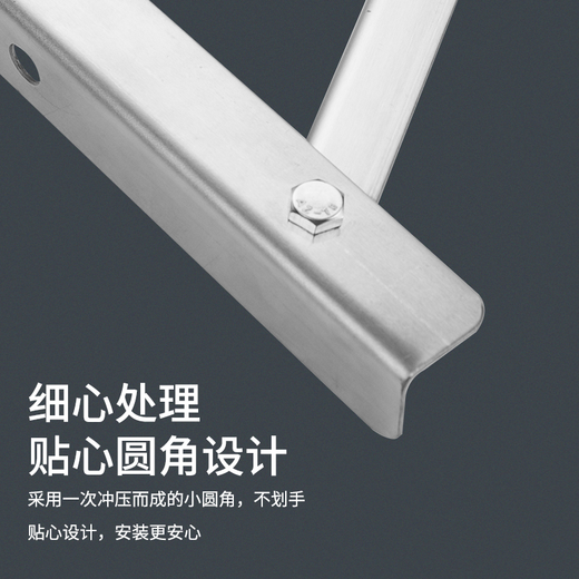 Beishi thickened stainless steel air conditioner outdoor unit bracket stainless steel air conditioner bracket air conditioner rack suitable for Oaks, Hualing, Changhong, Haier, Kelon, TCL, Midea, Gree and other air conditioner racks 1-1.5P air conditioner bracket upgraded version/with extended stainless steel screws