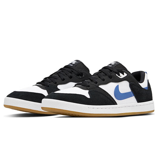 Nike Nike Männer und Frauenpolsterung SB Alleyoop Sneakers CJ0882-104 Weiß und Schwarz 41