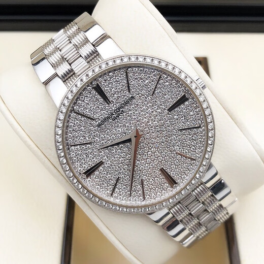 
[Second-hand 95 new] Vacheron Constantin (VC) inheritance series Platinum diamond star 81576/V01G-9274 manual mechanical men's watch