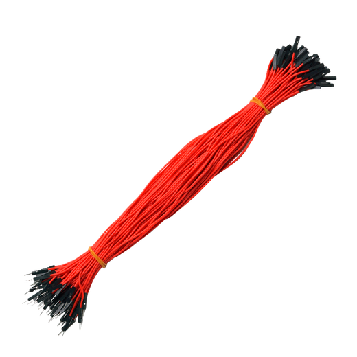 Throwing Stones 1P Rehearsal DuPont Wire 26AWG Silicone Insulated Wire High Temperature Resistant Electronic Wire Experiment Consumables 100 in a Bundle 20cm Wire Length 100/piece Red 30cm Female to Female